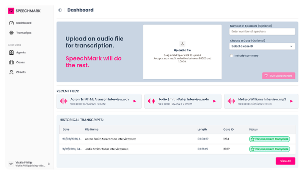 SpeechMark Screenshot